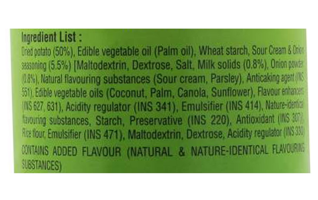 Del Monte Sour Cream & Onion Flavour Potato Crisps   Container  110 grams